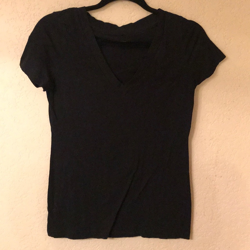 Black V-Neck T-Shirt